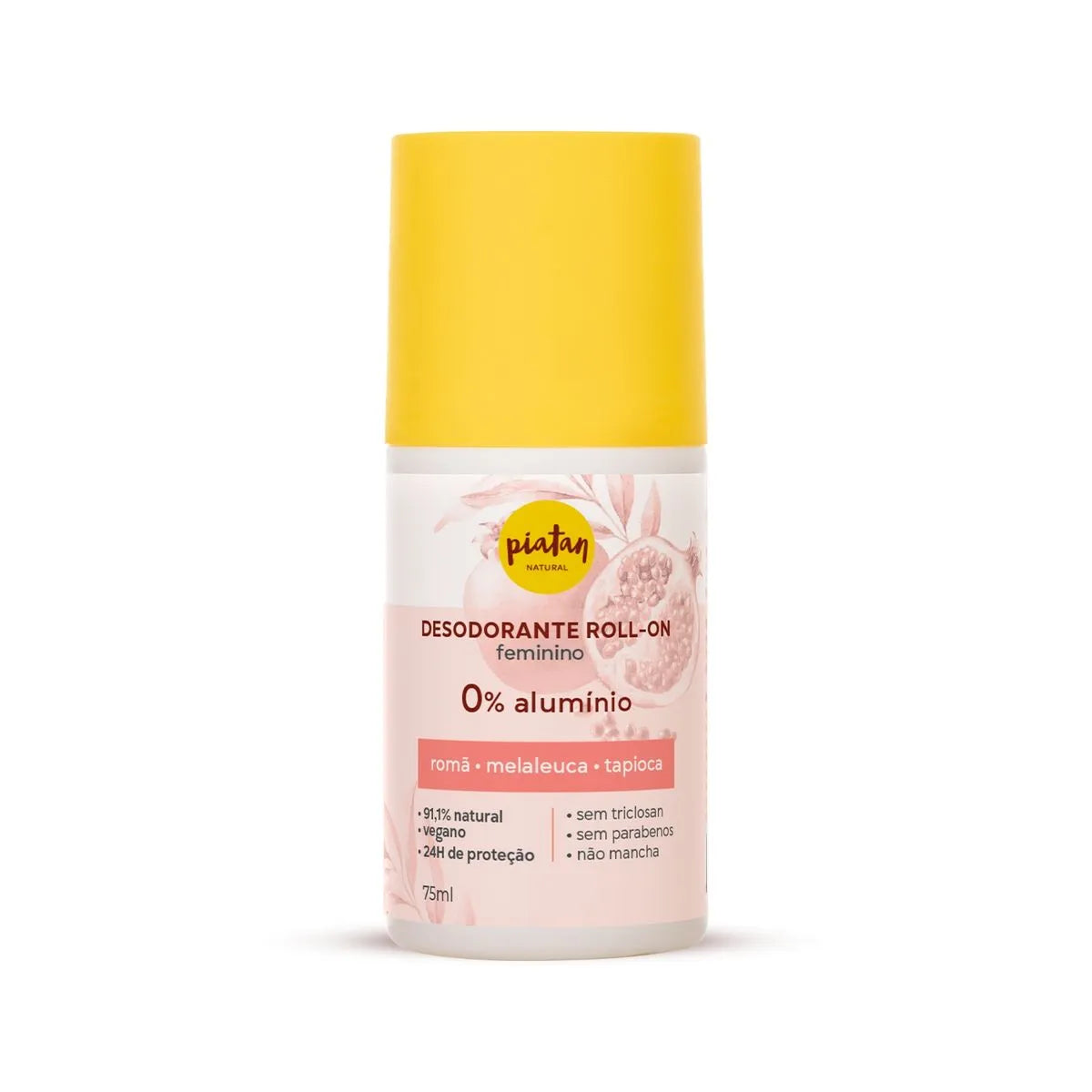 Desodorante sem Alumínio Roll-On Feminino - 75ml