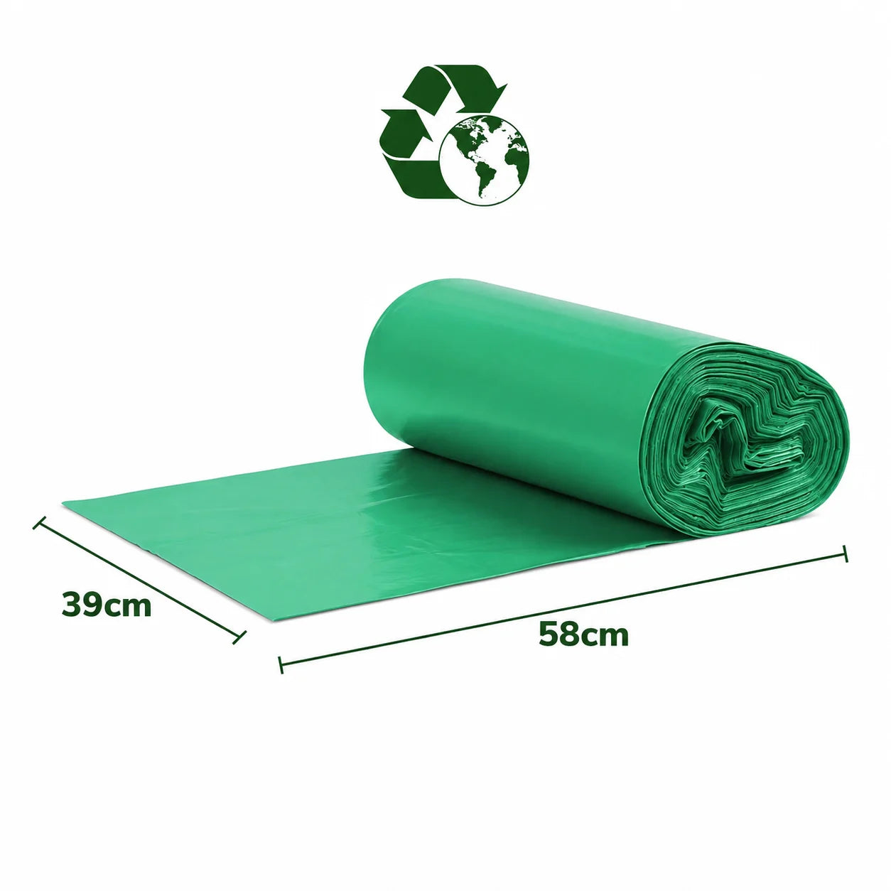 Saco de Lixo Ecológico Premium 15 Litros  - 60 Unidades