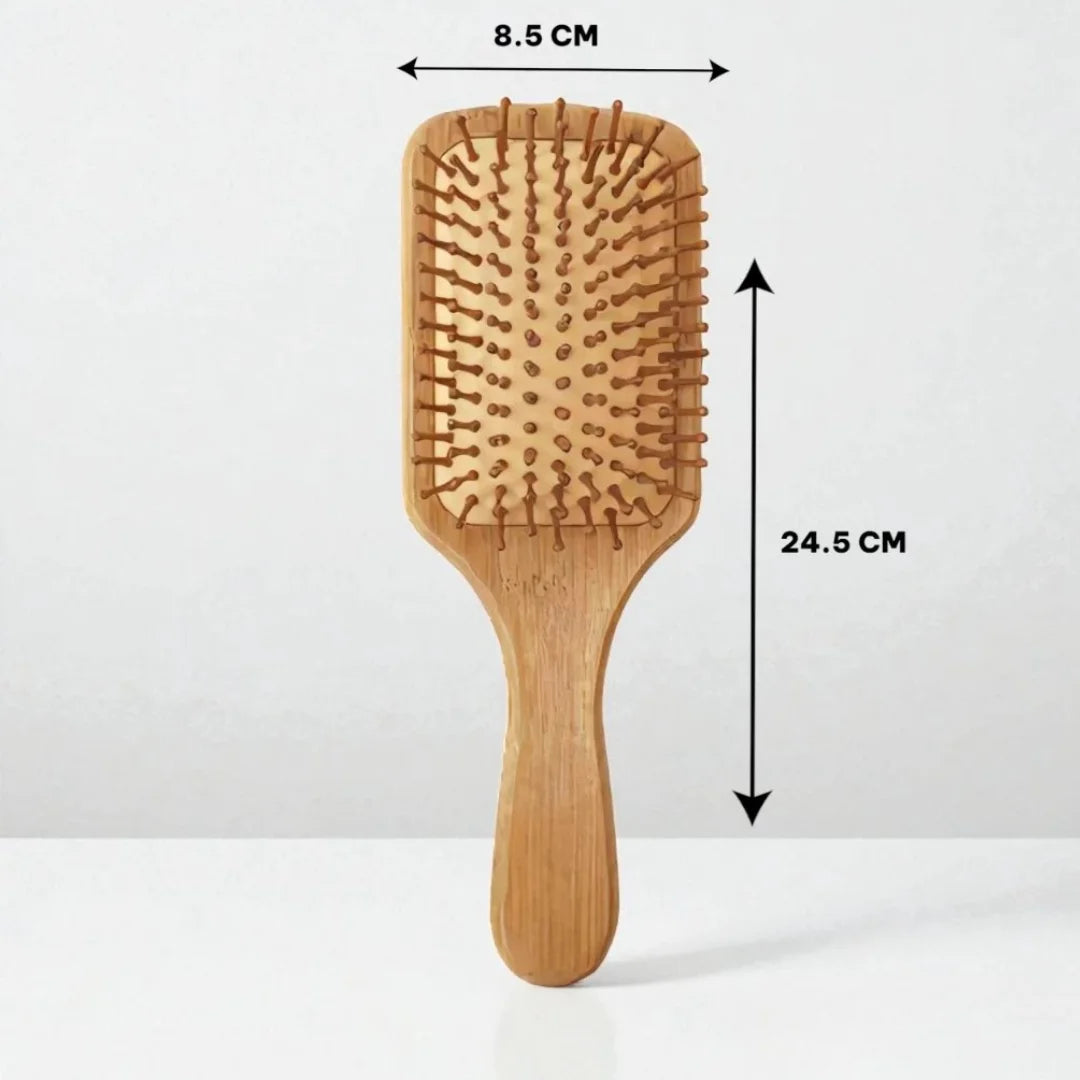 Escova de Cabelo em Bambu