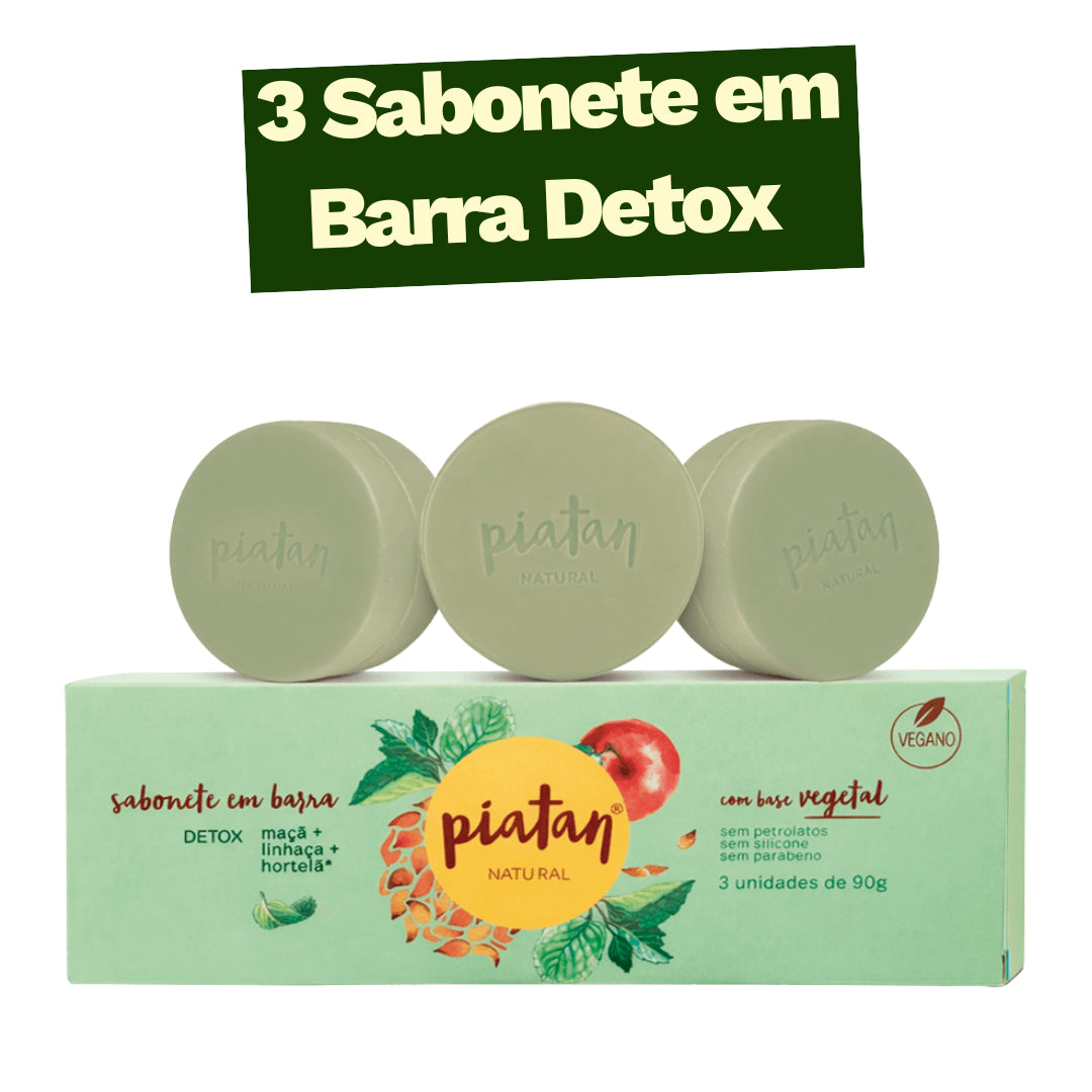 Sabonete em Barra Vegetal Detox 3x90g