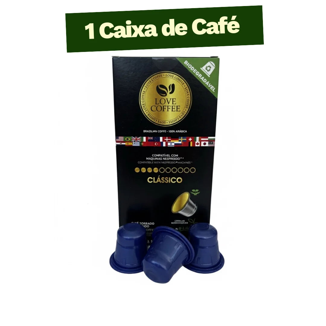 Café Clássico - 10 Cápsulas oxi-biodegradáveis