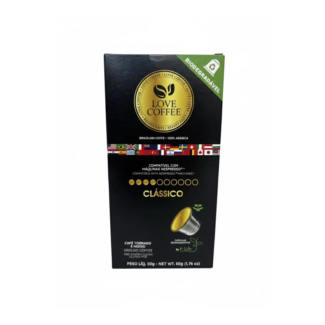 Café Clássico - 10 Cápsulas oxi-biodegradáveis