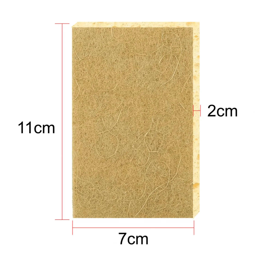 Kit Esponja Fibra de Sisal - 10 unidades