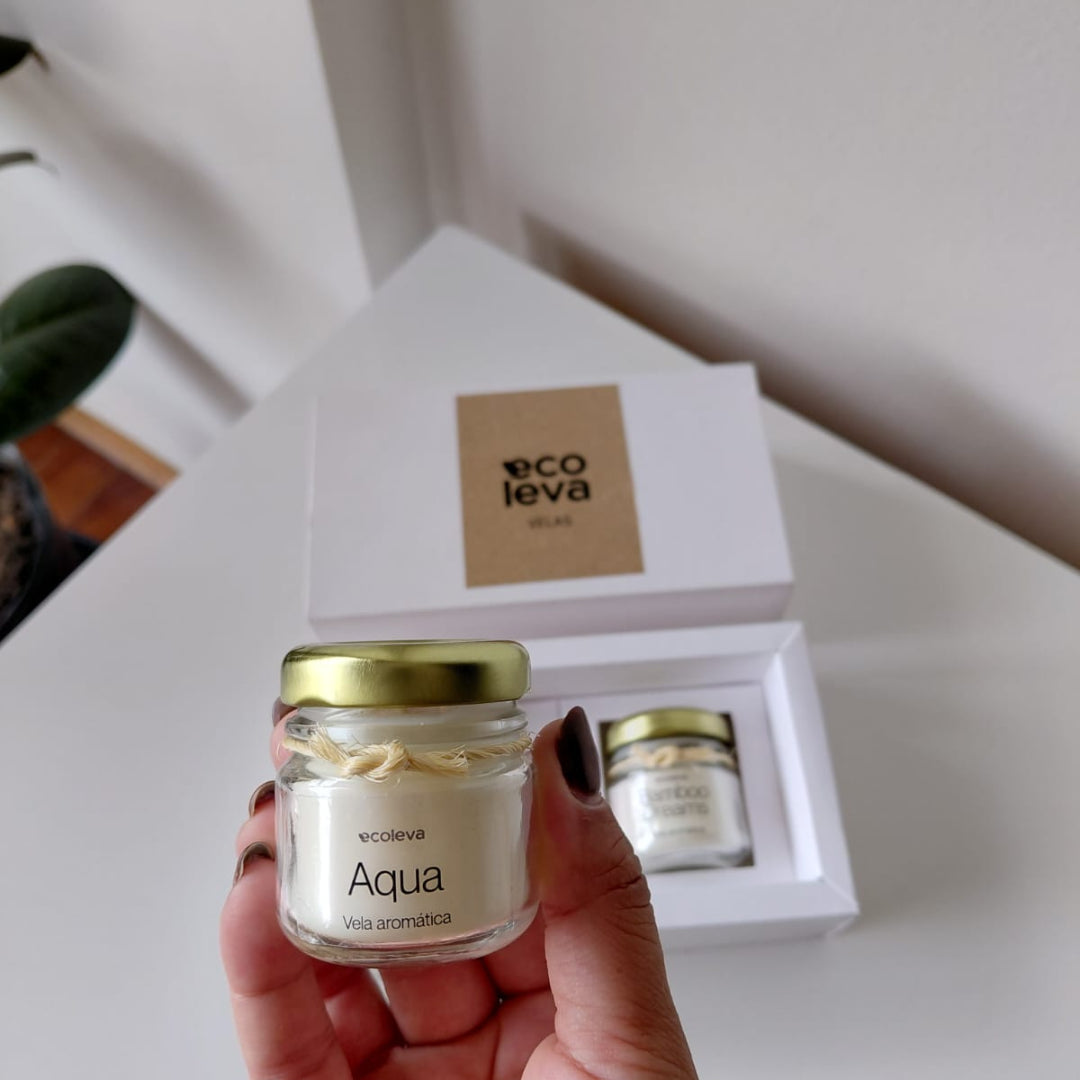 Kit Delicadeza com 2 velas aromáticas