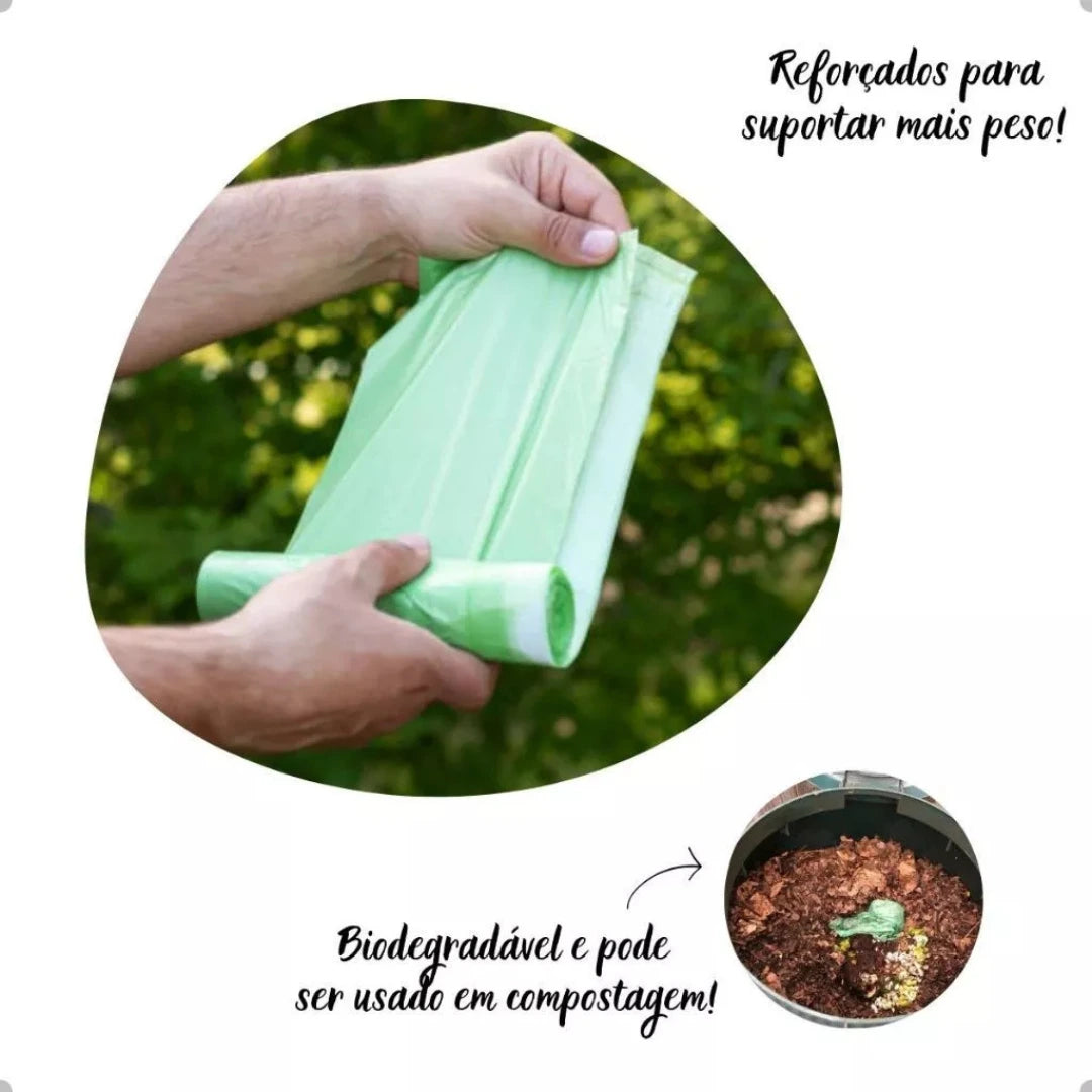 Saco de Lixo Ecológico 50 Litros - 30 Unidades