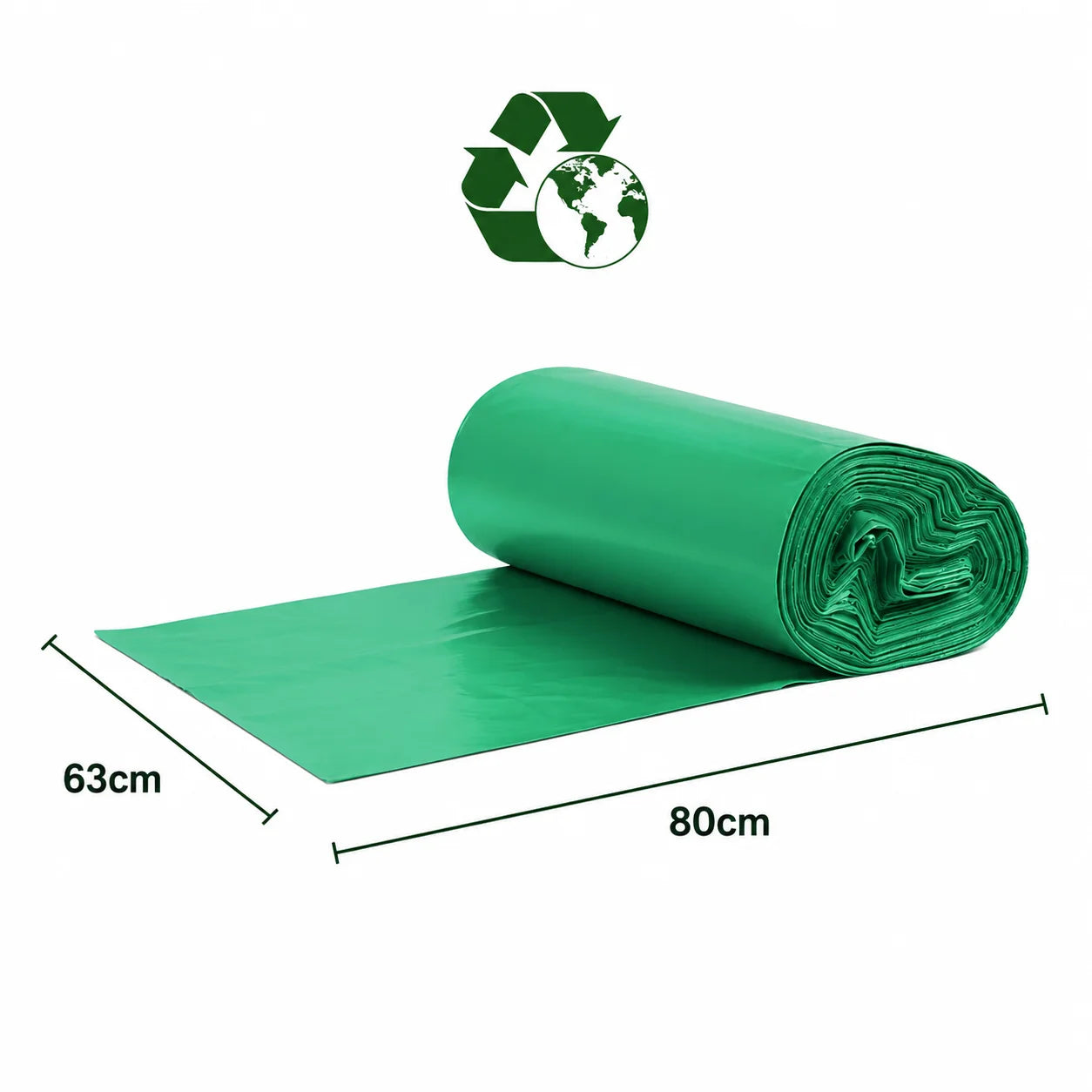 Saco de Lixo Ecológico 50 Litros - 30 Unidades