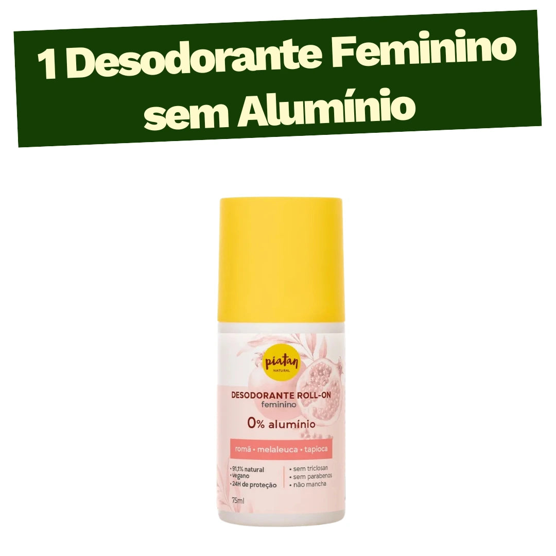 Desodorante sem Alumínio Roll-On Feminino - 75ml