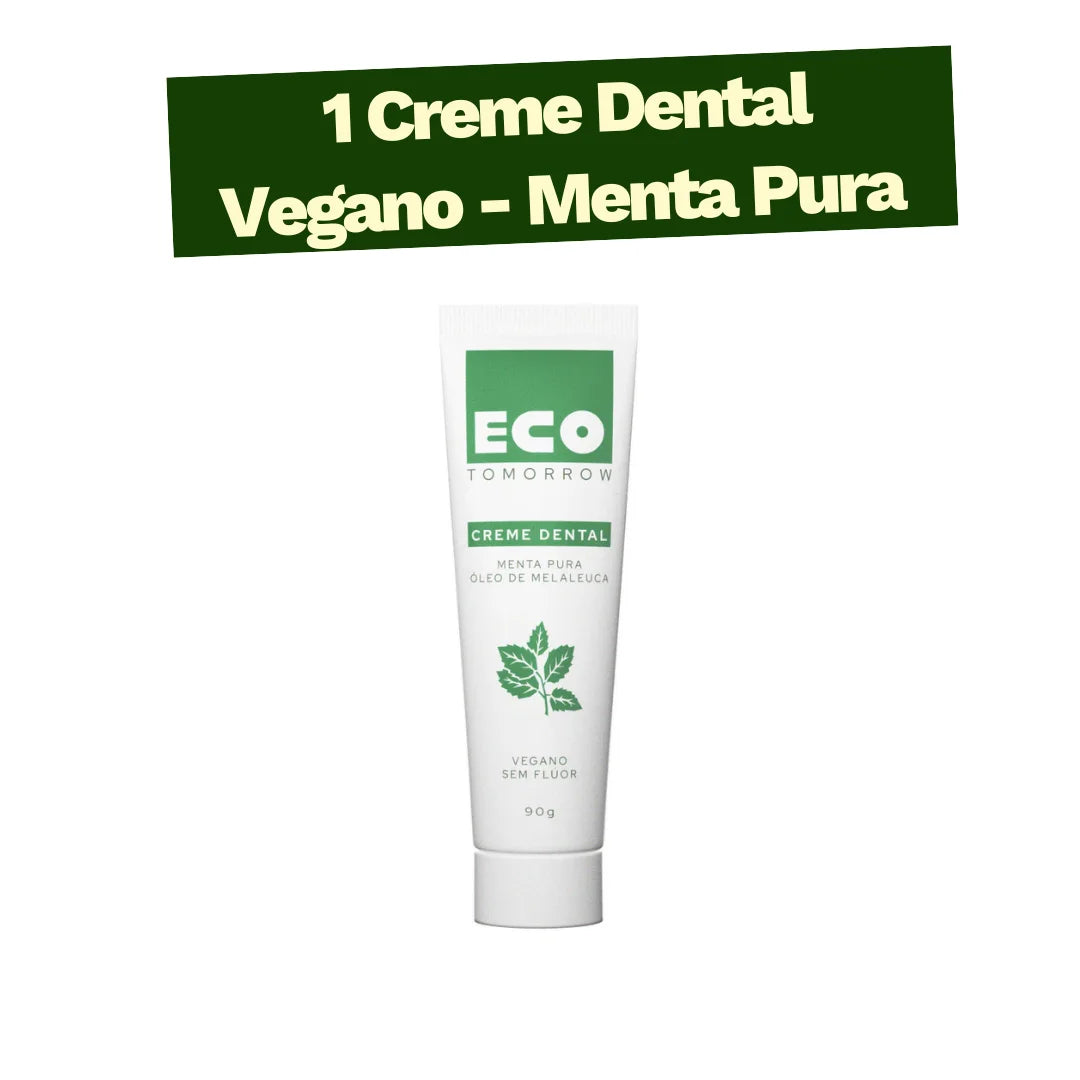Creme Dental Vegano Menta Pura - Unidade
