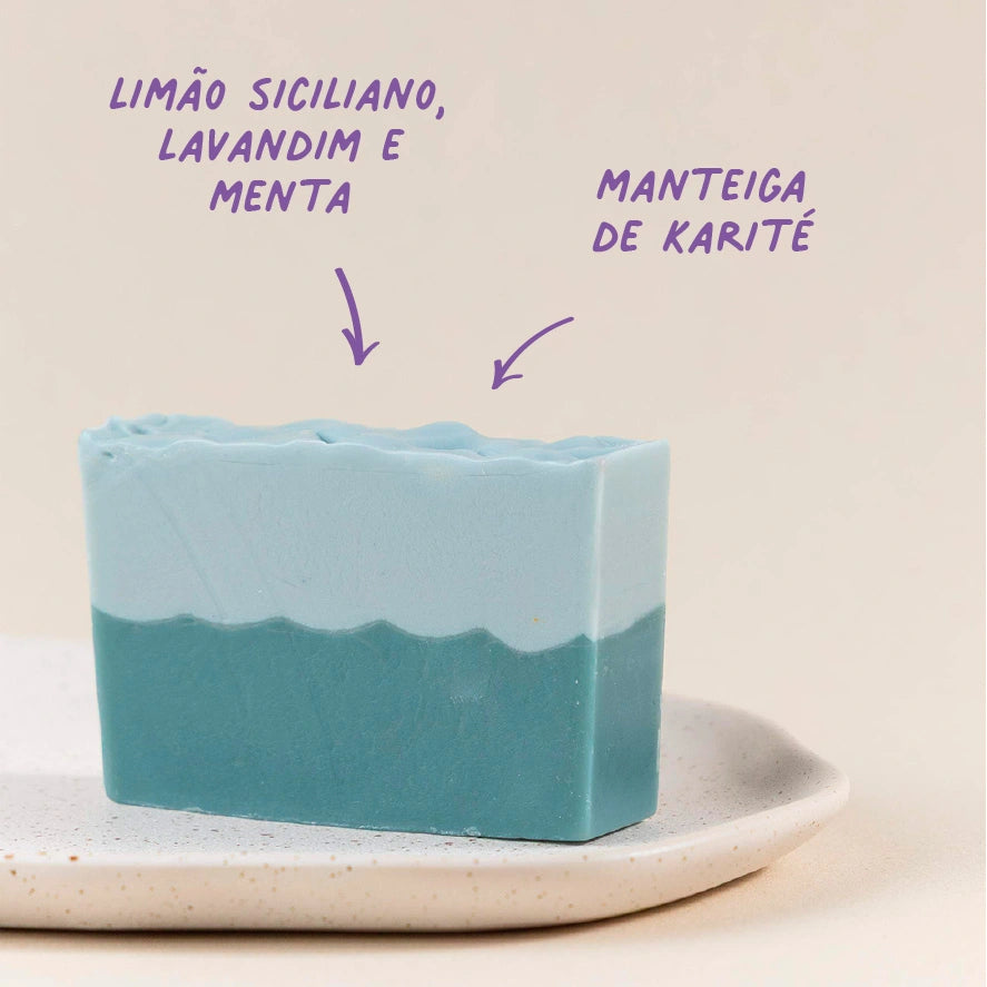 Kit 2 sabonetes artesanais da Épika Maré +Breu