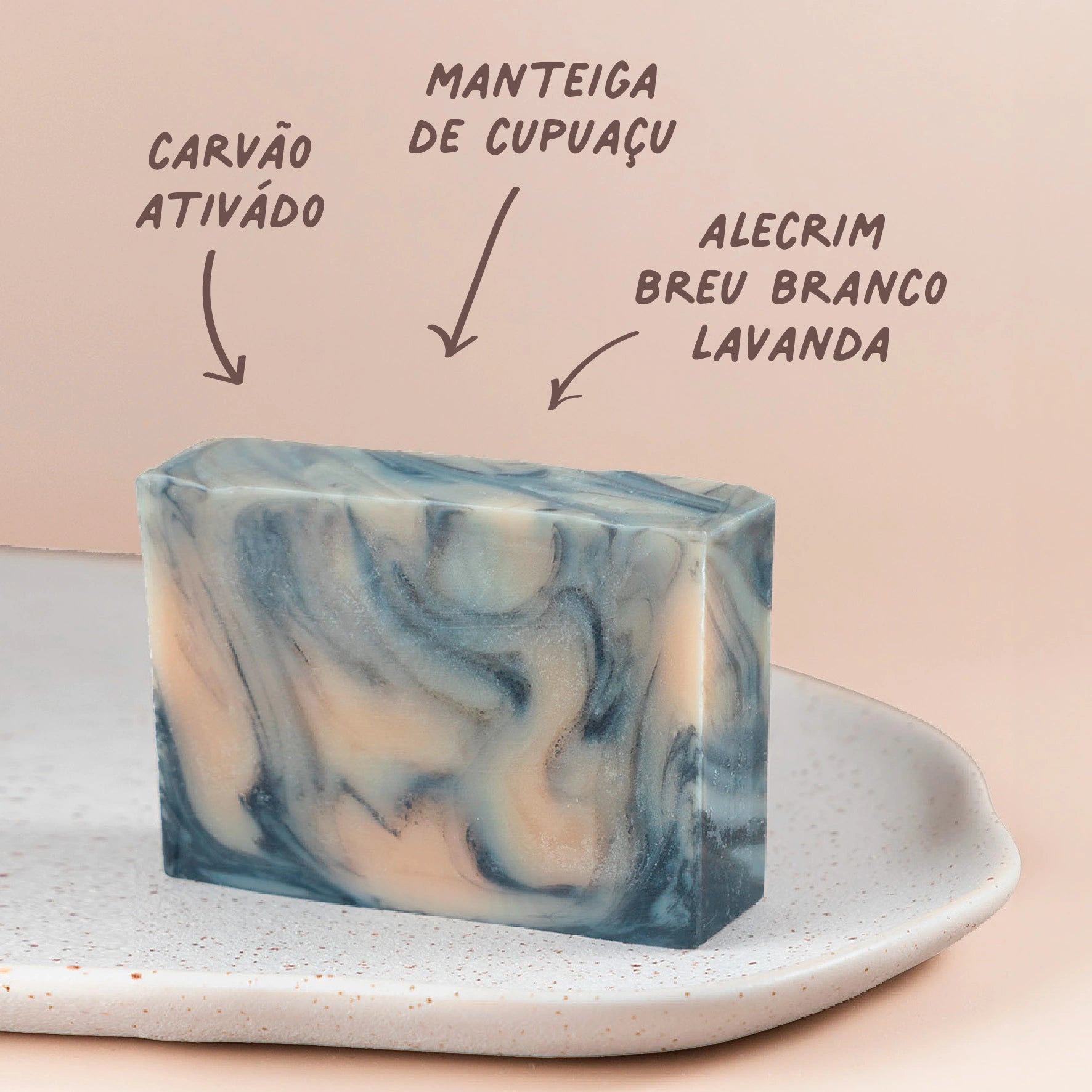 Kit 2 sabonetes artesanais da Épika Maré +Breu