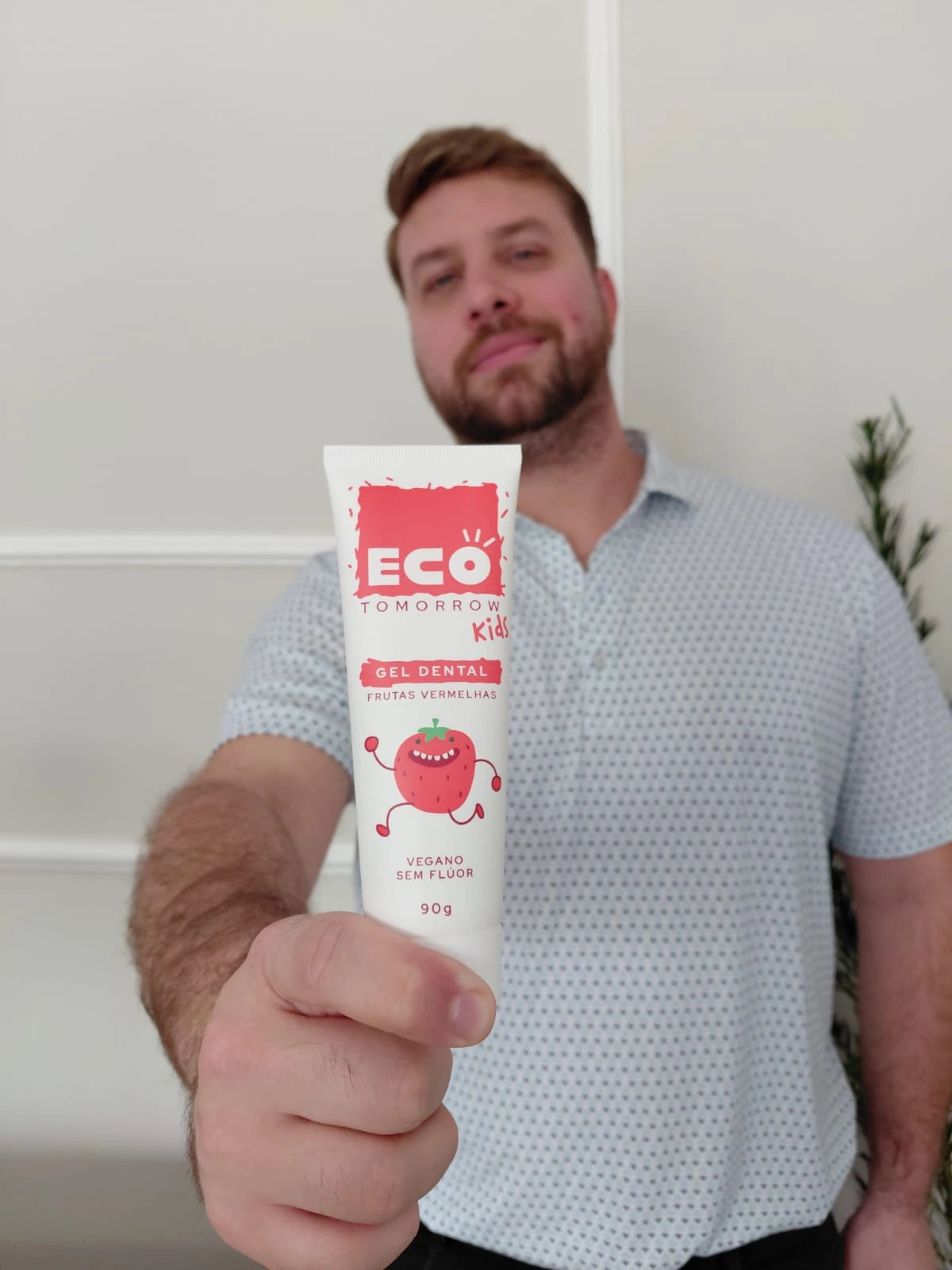 Kit 3 Cremes Dentais Veganos Kids Sem Fluor