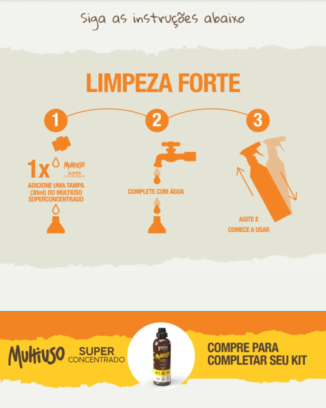 Kit Lavanderia - Multi Uso Concentrado e Lava Roupas