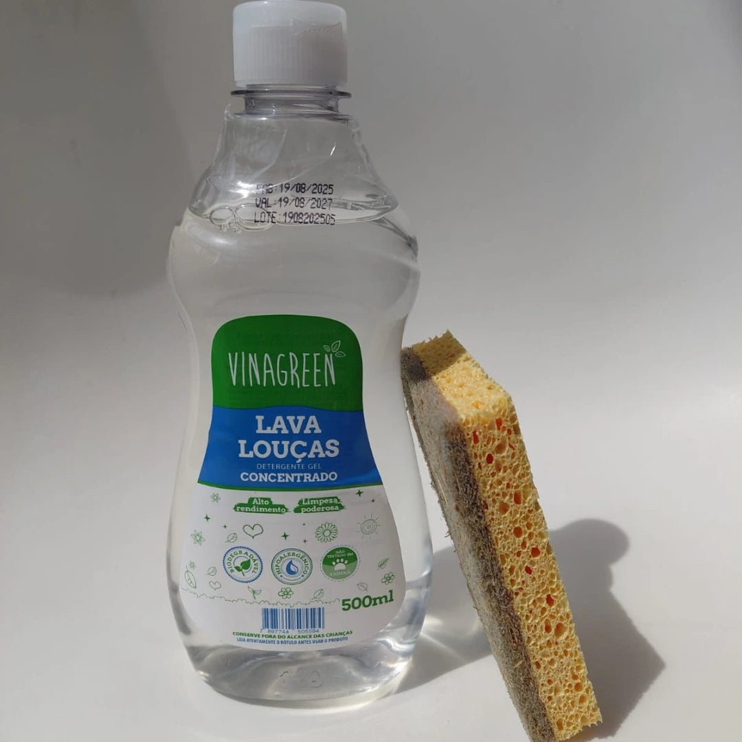 Esponjas Raiz Eco e Detergente Natural da Vinagreen