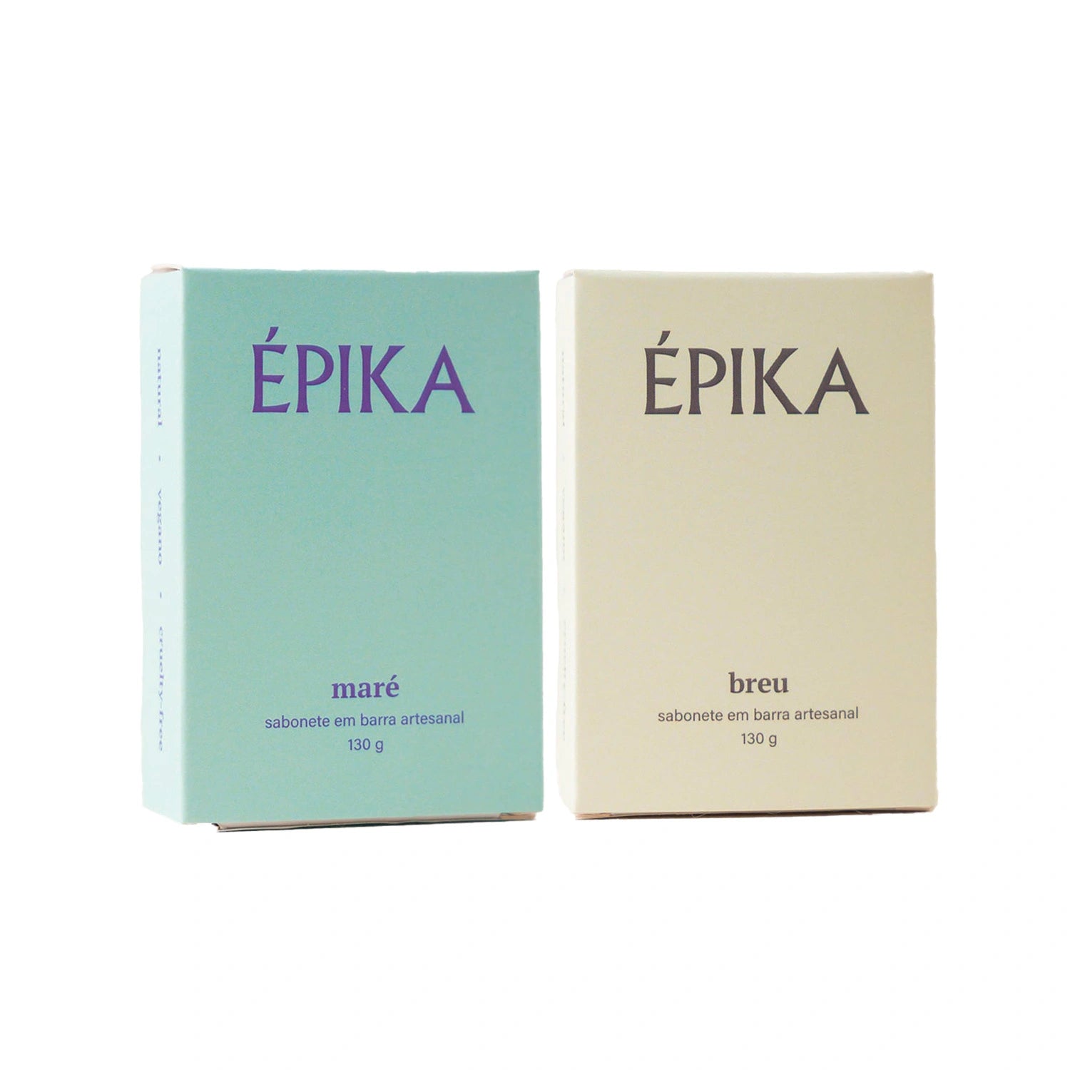 Kit 2 sabonetes artesanais da Épika Maré +Breu