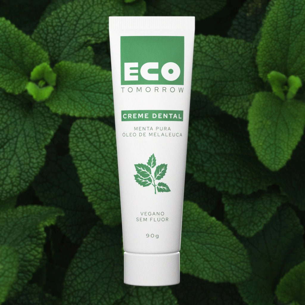Kit 4 Escovas de Dentes de Bambu + 2 Cremes Dentais Menta Pura - Ecoleva