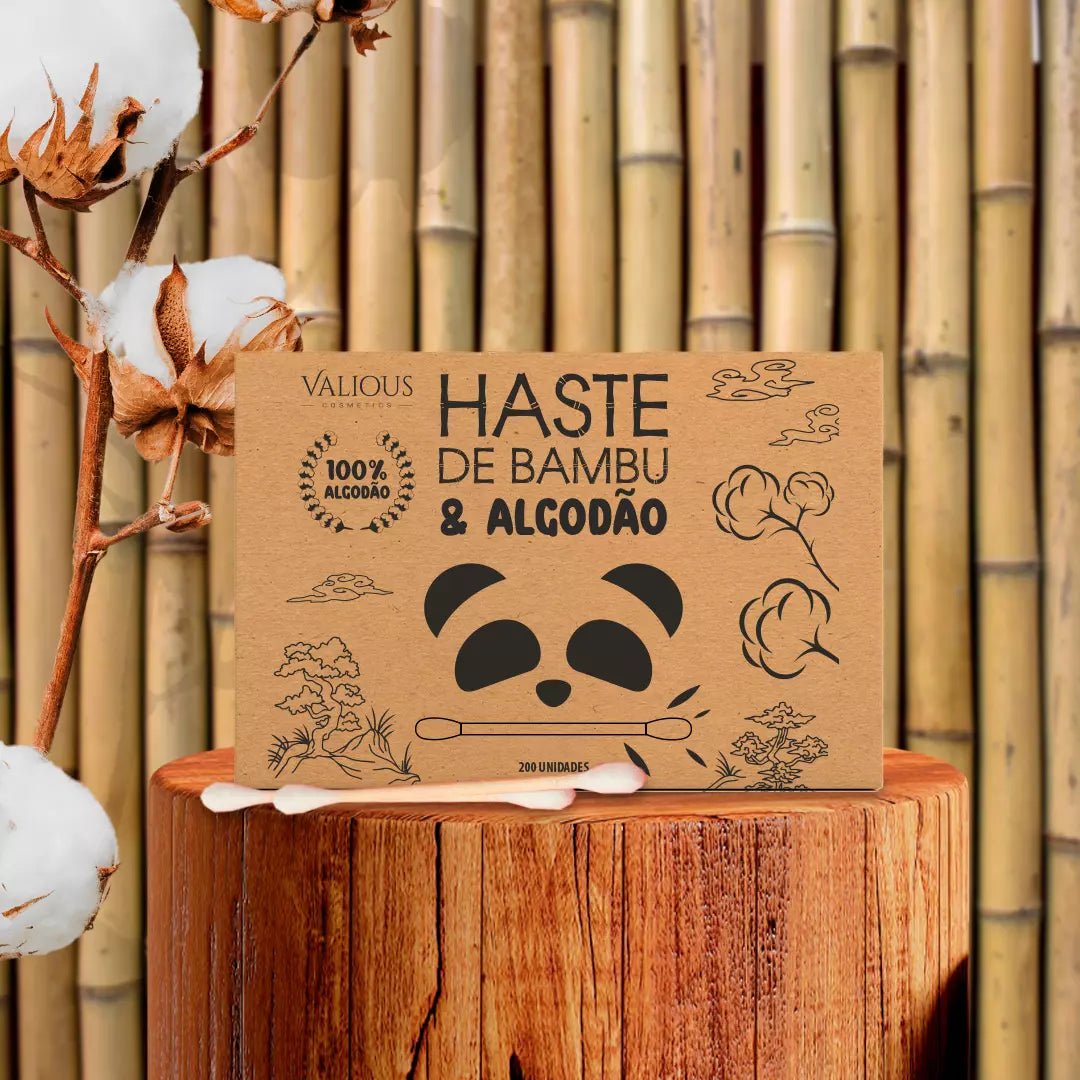 Kit Ecoleva - haste de bambu e algodão