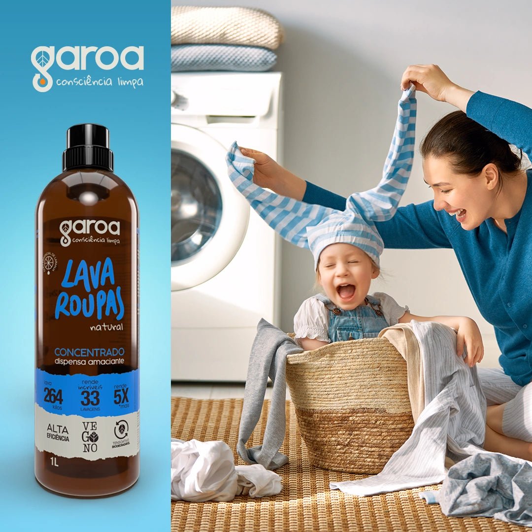 Kit Lavanderia - Multi Uso Concentrado e Lava Roupas - Ecoleva