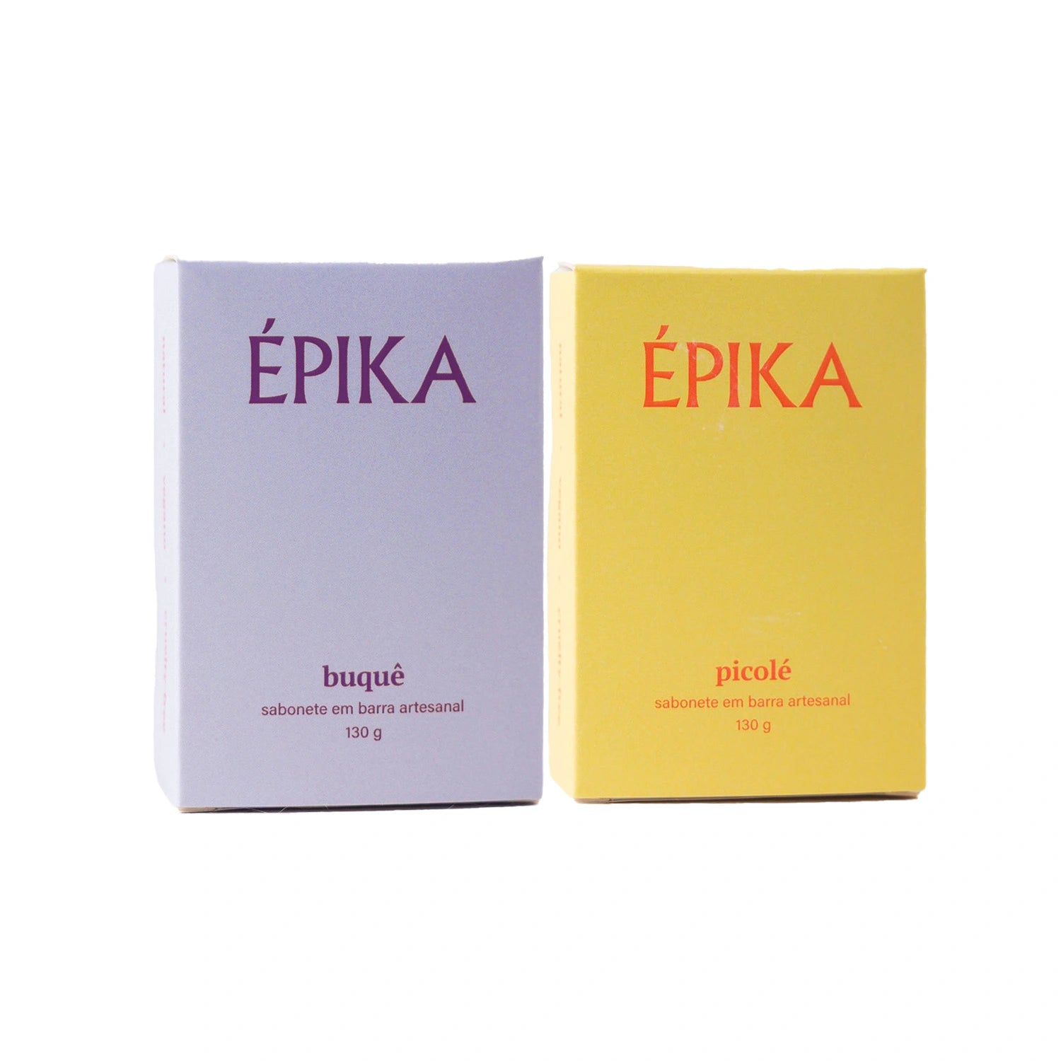Kit 2 sabonetes artesanais Épika Buquê + Picolé
