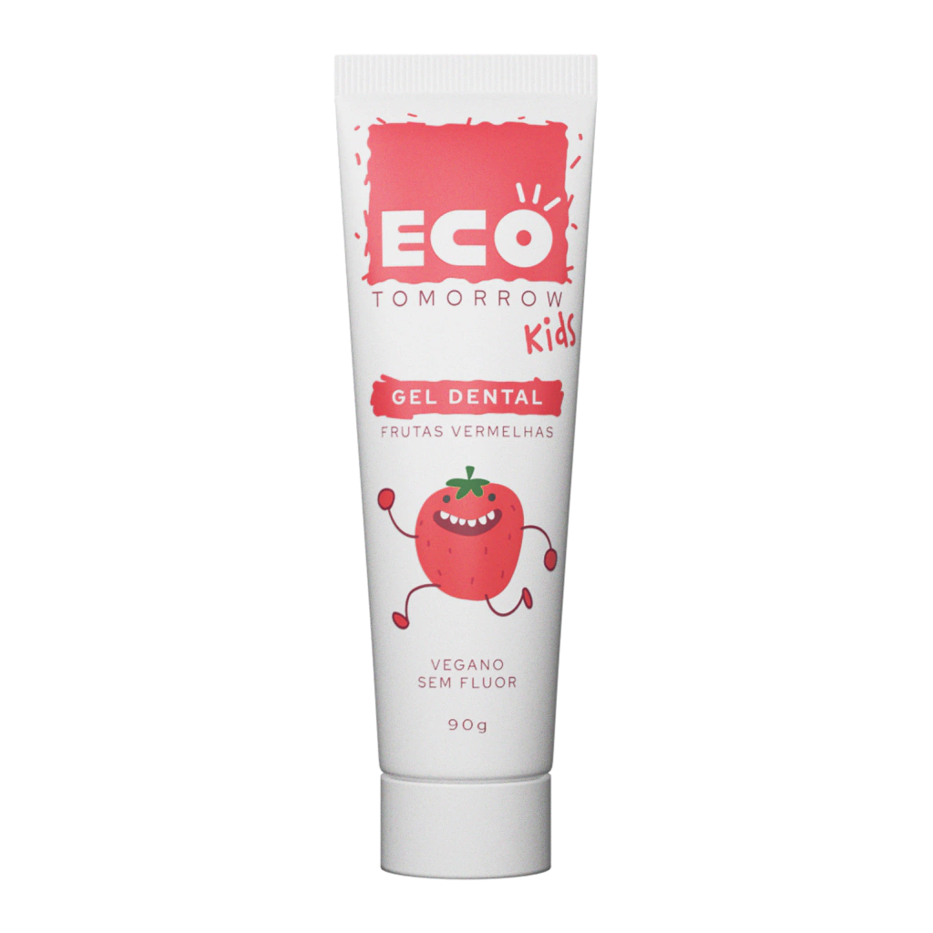 Kit Infantil Vegano - 2 cremes dentais frutas vermelhas + 1 sabonete Kids